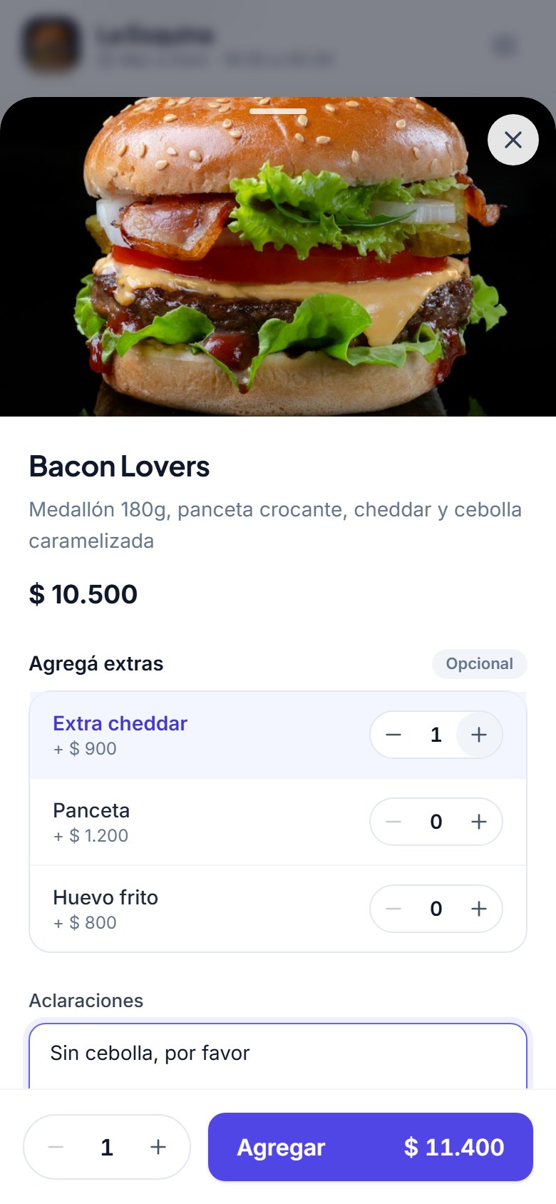 Personaliza su producto